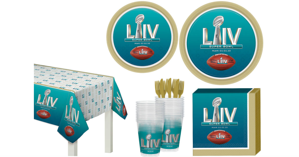 Superbowl Party Supplies for 18 Guests ONLY $14.99 at Walmart