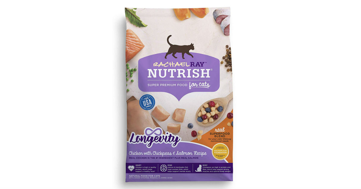 Rachael Ray Nutrish Dry Cat Food on Amazon