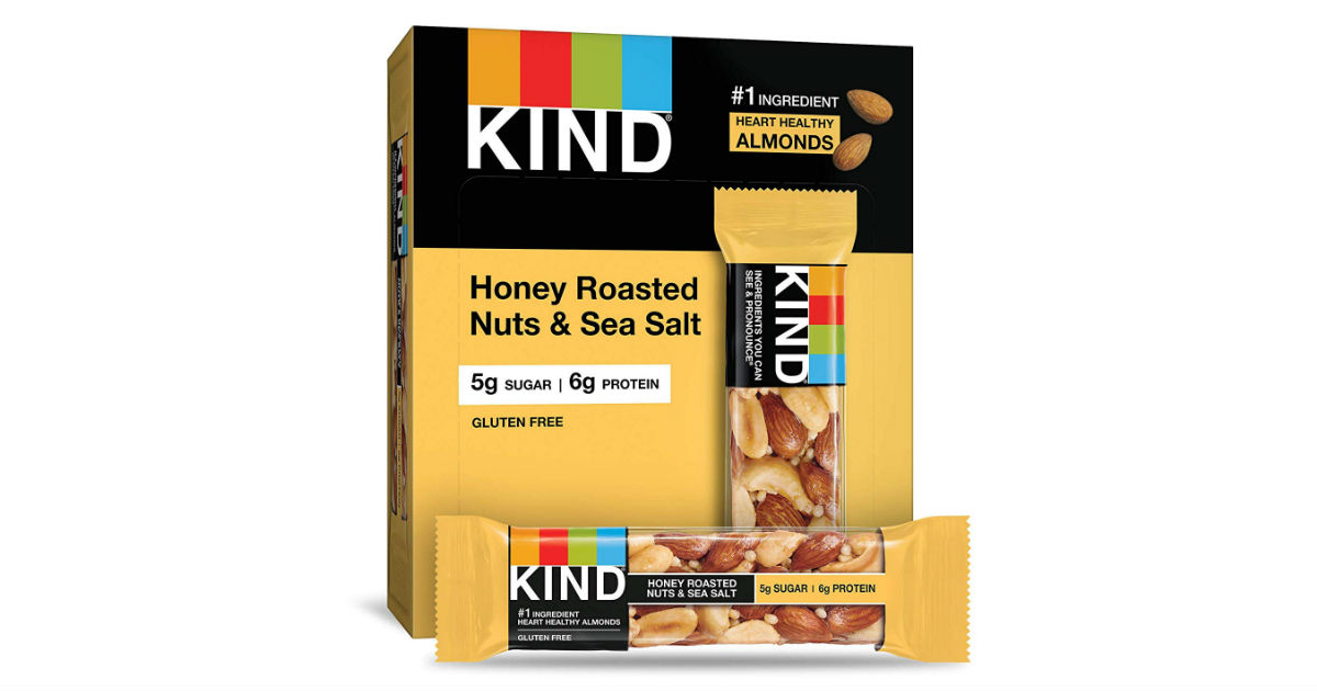 Kind Bars Honey Roasted Nuts 12-Count ONLY $7.49 Shipped