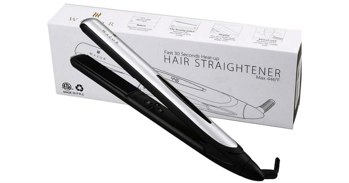 Professional Hair Straightener and Curler ONLY $15.80 (Reg $40)
