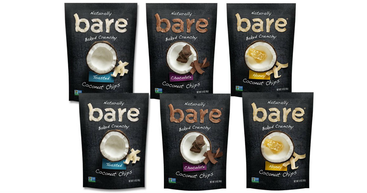 Bare Baked Crunchy Coconut Chips 6-Count ONLY $5.43 Shipped