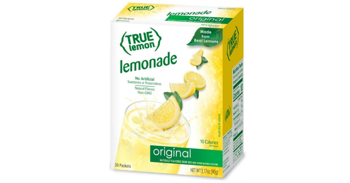 True Lemon Lemonade Drink Mix 30-Count ONLY $3.66 Shipped