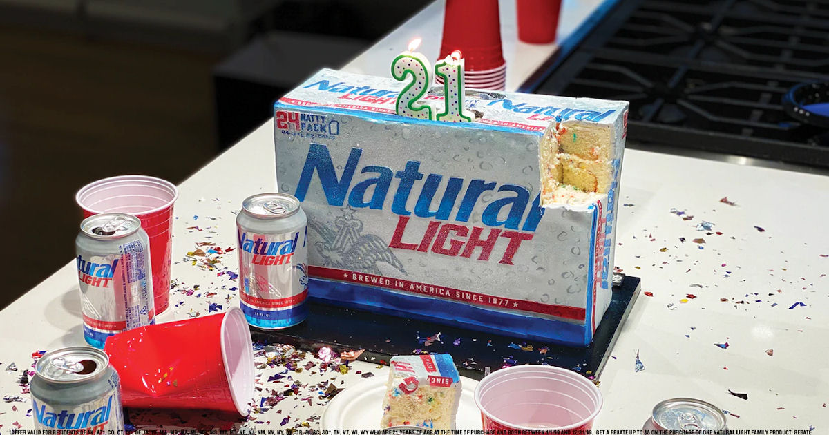 Free Case Of Natural Light Beer For Turning 21 Free Product Samples
