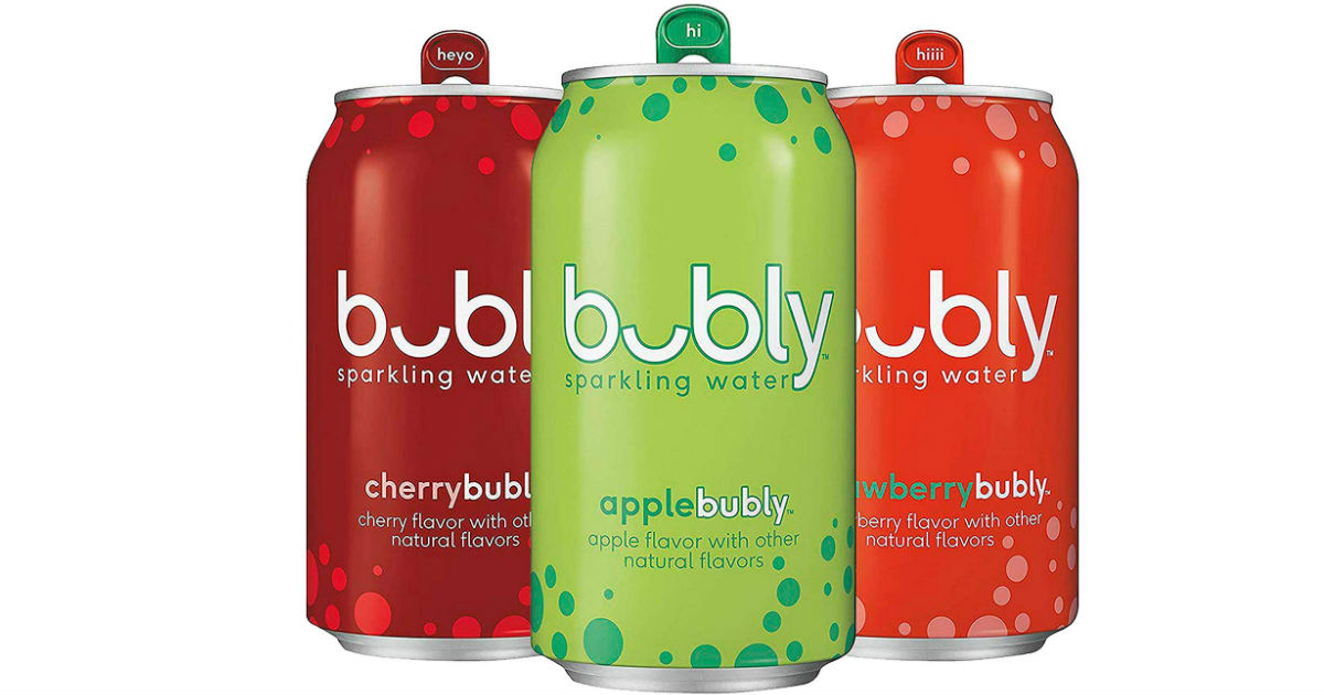 Bubly Sparkling Water 18Count Variety Pack ONLY 5.61 Shipped Daily