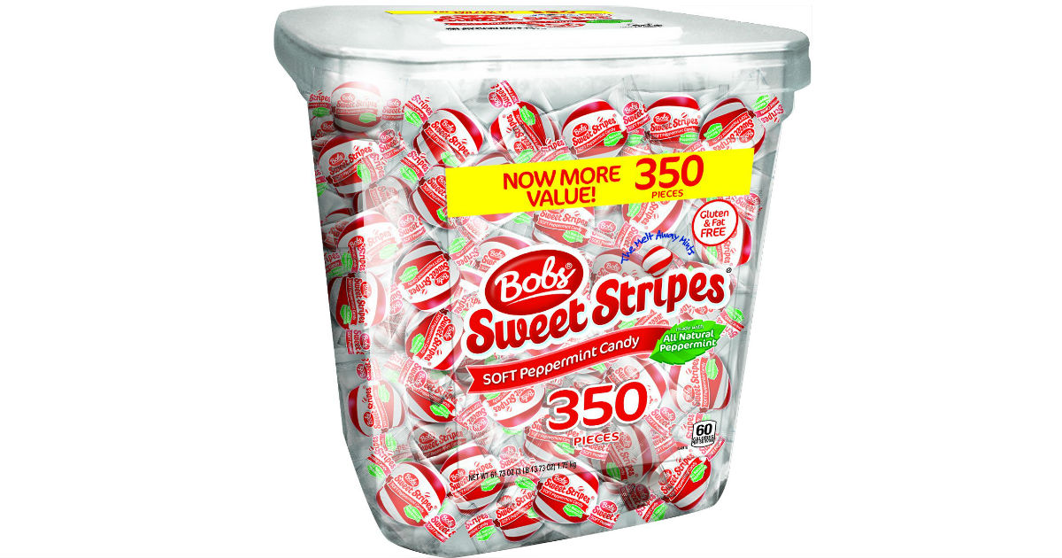 Bob’s Sweet Stripes Soft Peppermint Candy 350-ct ONLY $7.37 Shipped