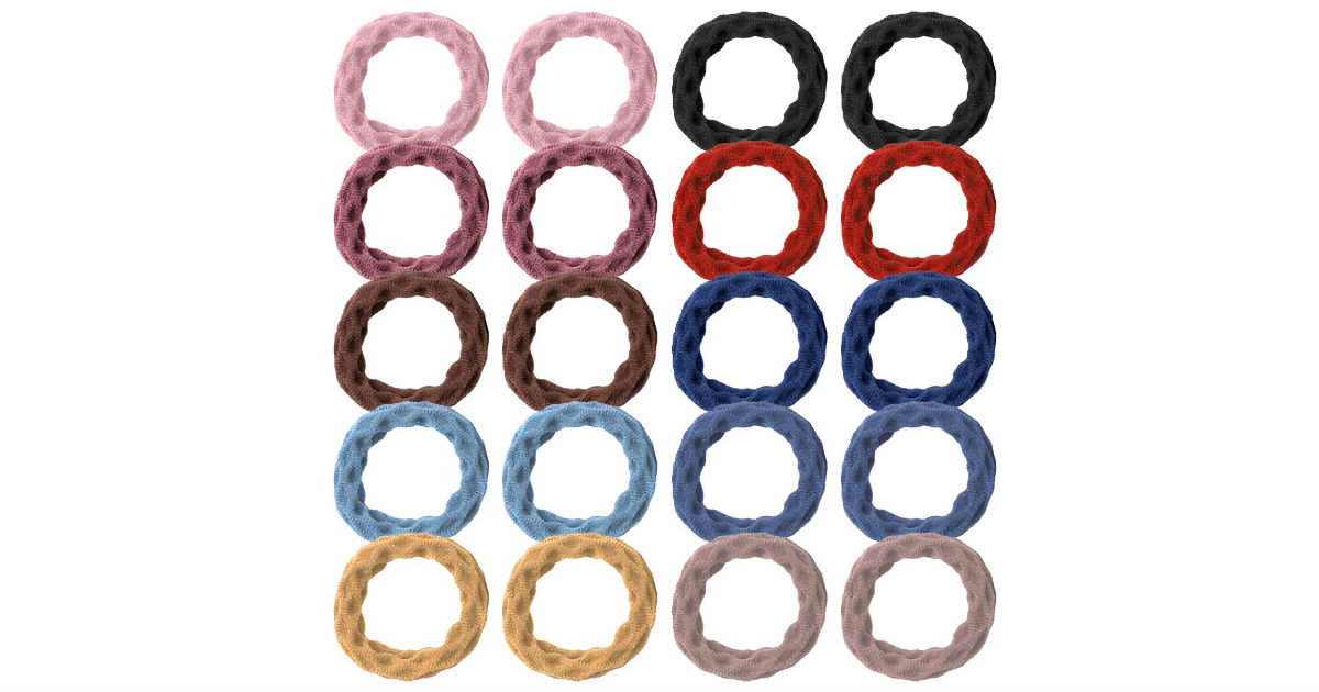 Reejoys Scrunchies 20-Pack ONLY $6.99 (Reg. $14)