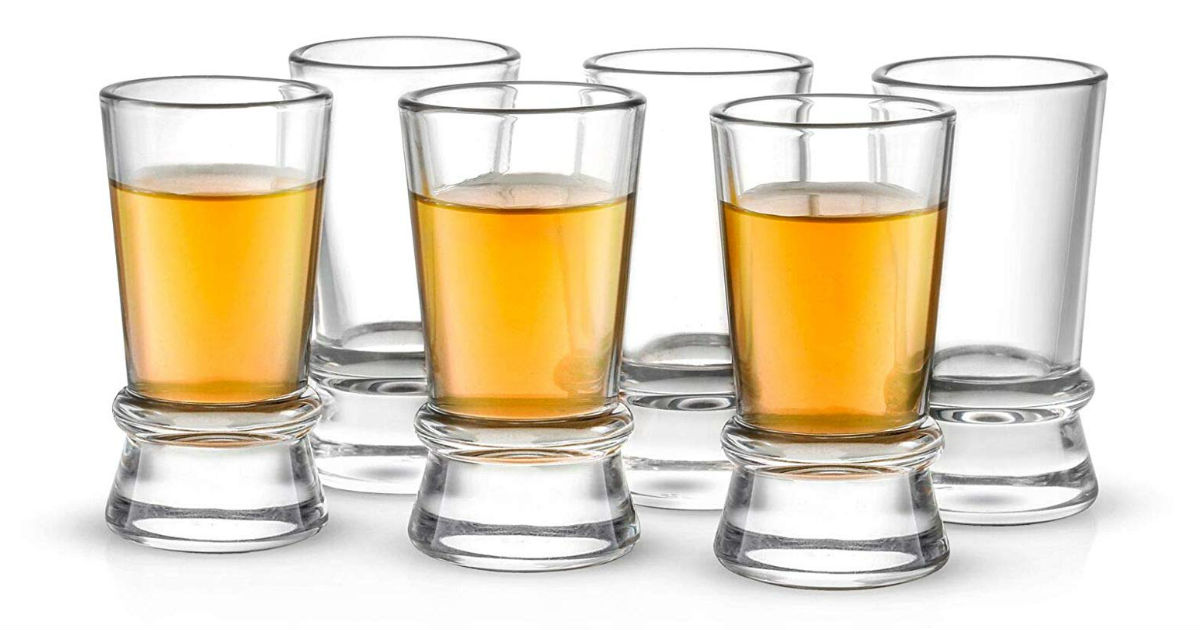 JoyJolt Afina Shot Glasses 6-Pack ONLY $11 (Reg. $22)