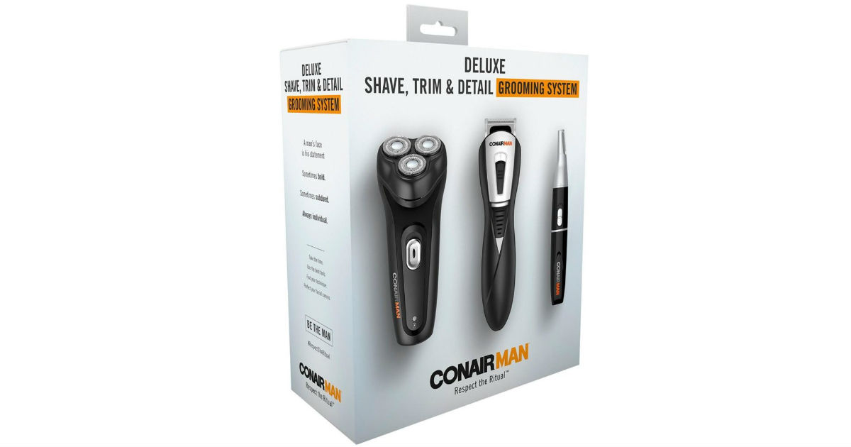 Conair ConairMan Deluxe Electric Shaver ONLY $29.99 