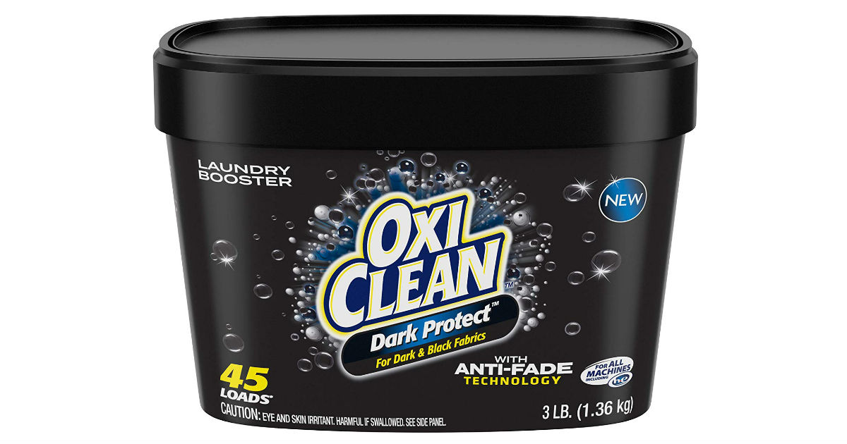 TWO Oxiclean Dark Protect Laundry Booster Tubs ONLY $9.65 Shipped