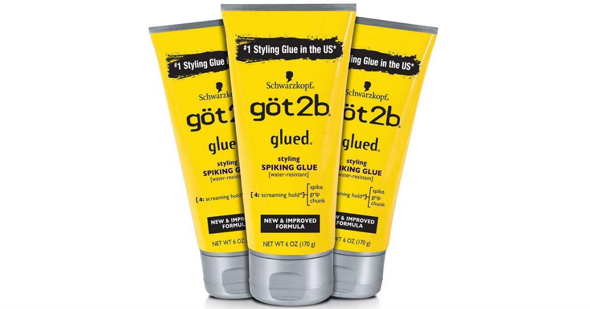 Got2b Styling Spiking Hair Glue 3-Count ONLY $7.22 Shipped