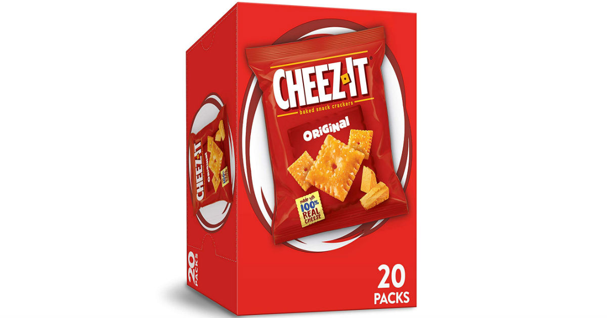 Cheez-It Baked Snack Cheese Crackers 20-Pack ONLY $5.57 Shipped