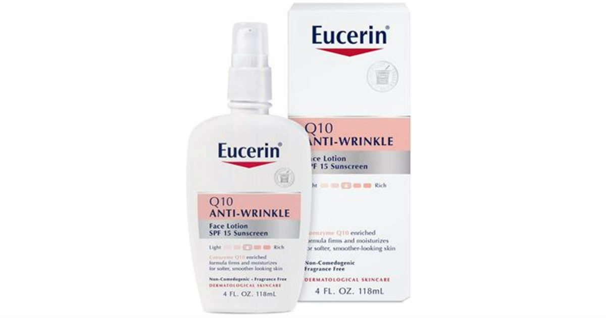 Eucerin Q10 Anti-Wrinkle Face Lotion ONLY $4.96 Shipped