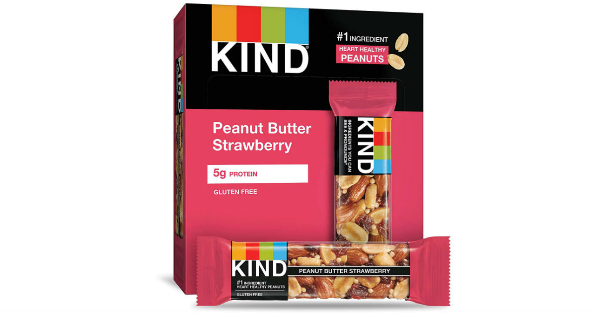 KIND Bars Peanut Butter & Strawberry 12-Ct ONLY $7.67 Shipped