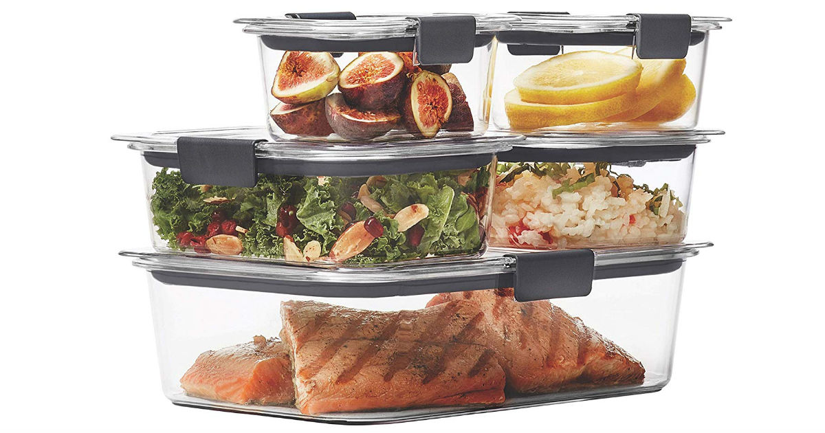 Rubbermaid Food Storage Containers 10-Pc ONLY $13.76 (Reg $20)