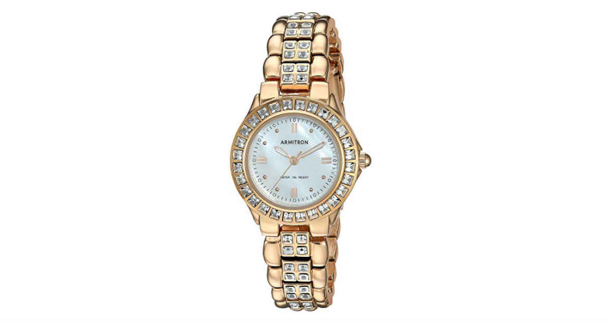 Amitron Women's Rosegold Dress Watch ONLY $25.99 (Reg. $64)