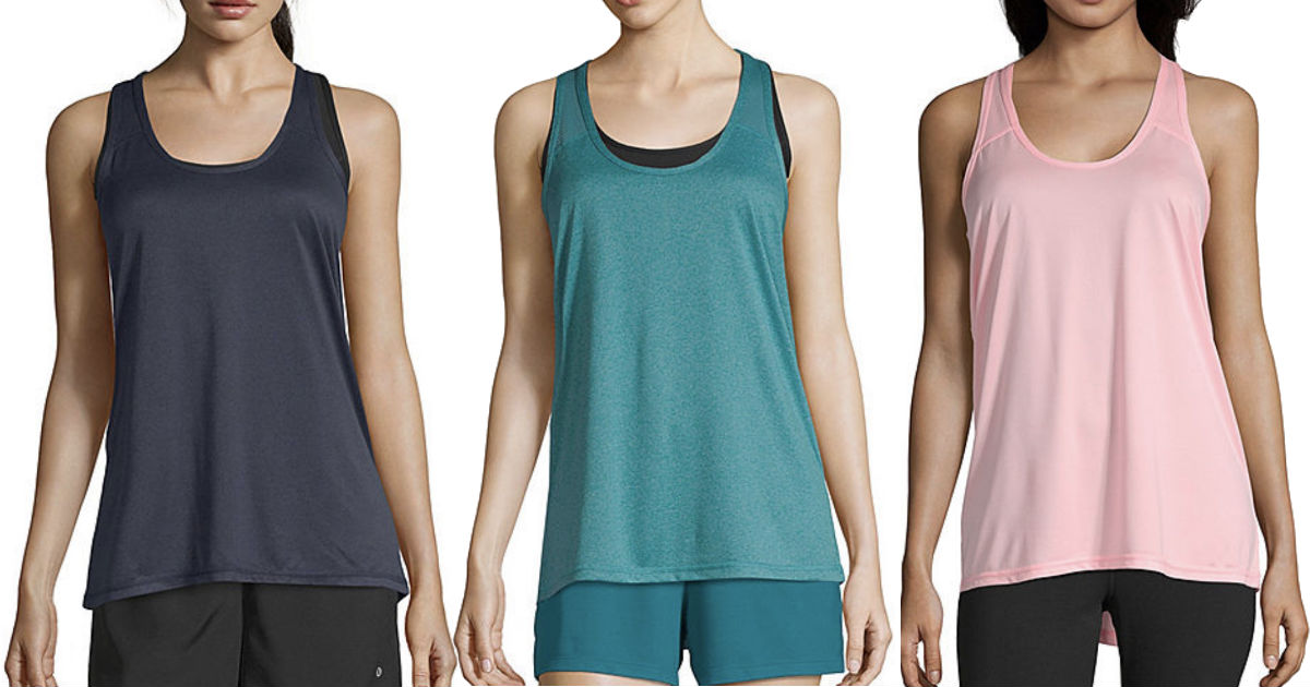Women's Activewear Tank Tops ONLY 2.19 at JCPenney (Reg 12) Daily