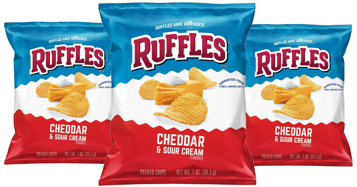 Ruffles Potato Chips Cheddar Sour Cream 40-ct ONLY $10.66 Shipped