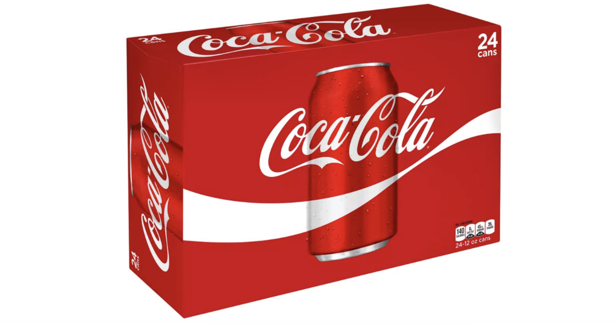 Coca-Cola 24-Pack 12oz Cans ONLY $4.80 at Target