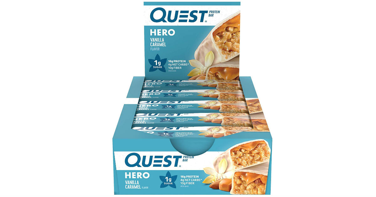 Quest Nutrition Vanilla Caramel 12-count ONLY $13.98 Shipped
