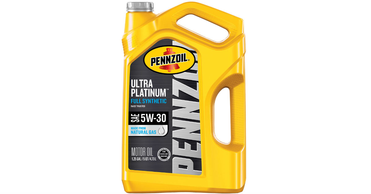 FREE Pennzoil Motor Oil at Walmart After Rebate