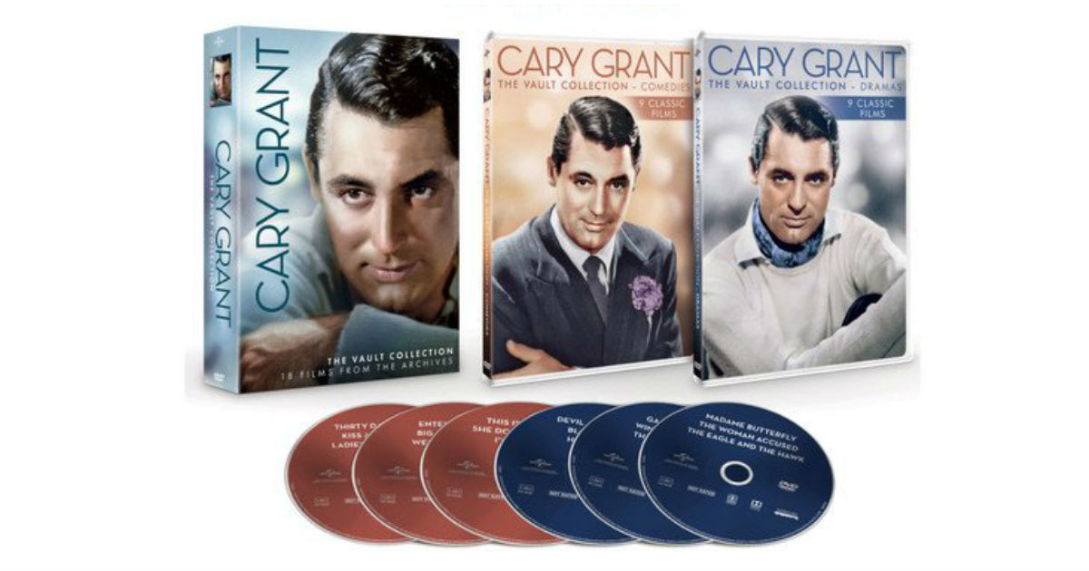 Cary Grant The Vault Collection Box Set ONLY $14.99 (Reg. $50)