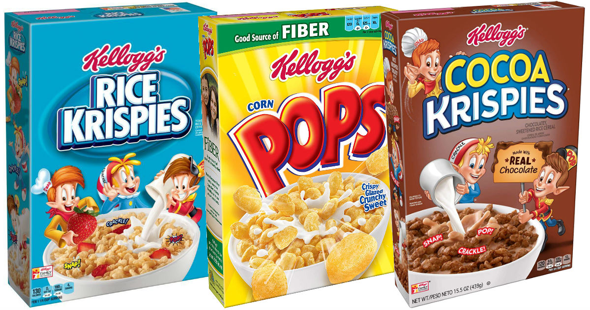 Kellogg's Cereal ONLY 1.49 at CVS with Printable Coupon Daily Deals