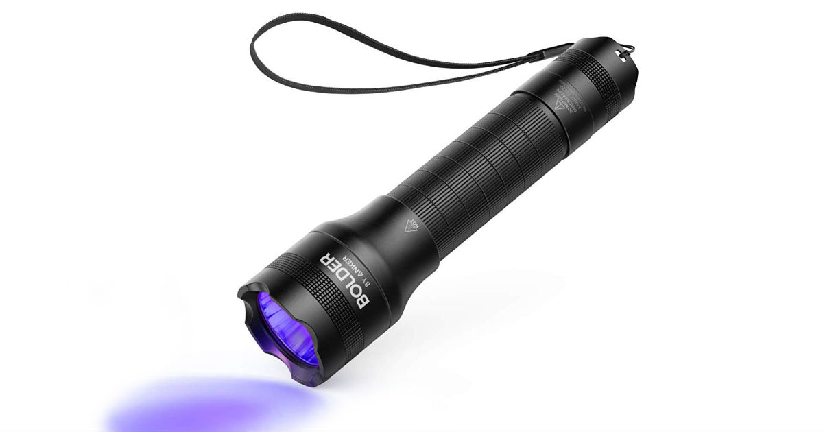 Anker Bolder Rechargeable UV Flashlight ONLY $14.99 (Reg $25)