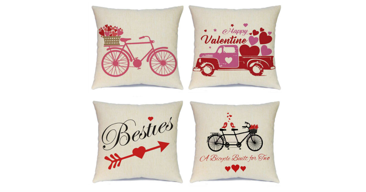 Valentine's Day Pillow Covers ONLY 2.50 Each on Amazon Daily Deals
