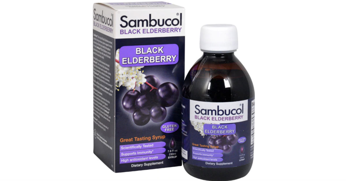 Sambucol Black Elderberry ONLY $7.29 at Target with New Coupon