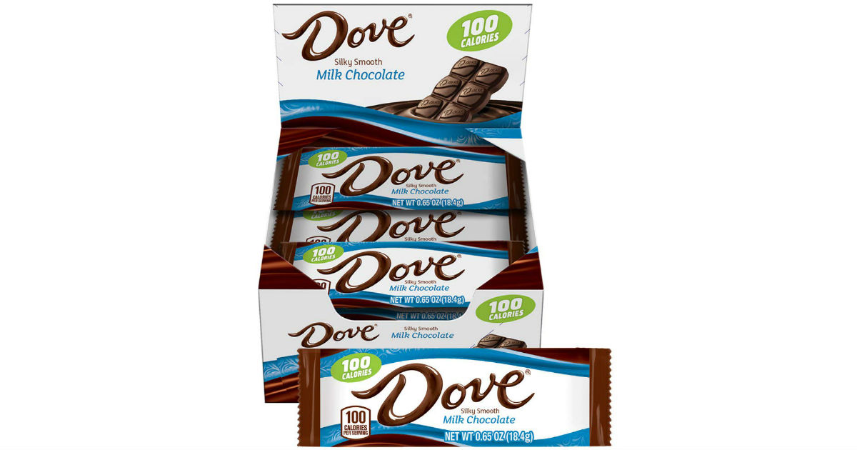 Dove Milk Chocolate Candy Bars 18-Count ONLY $4.50 Shipped