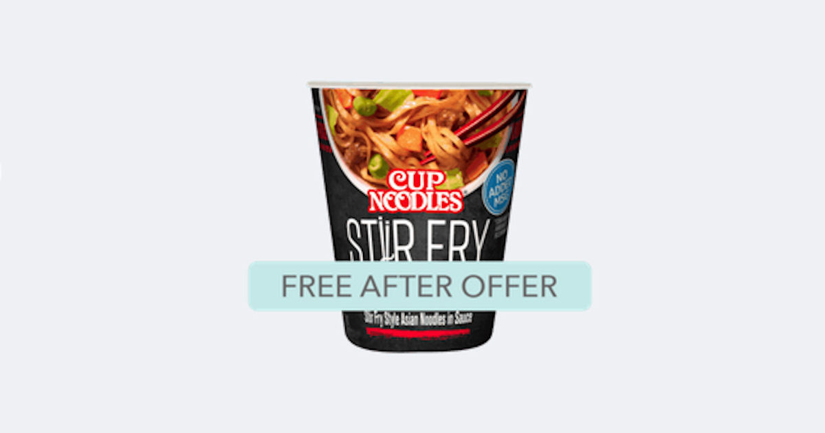 FREE Cup Noodles Stir Fry