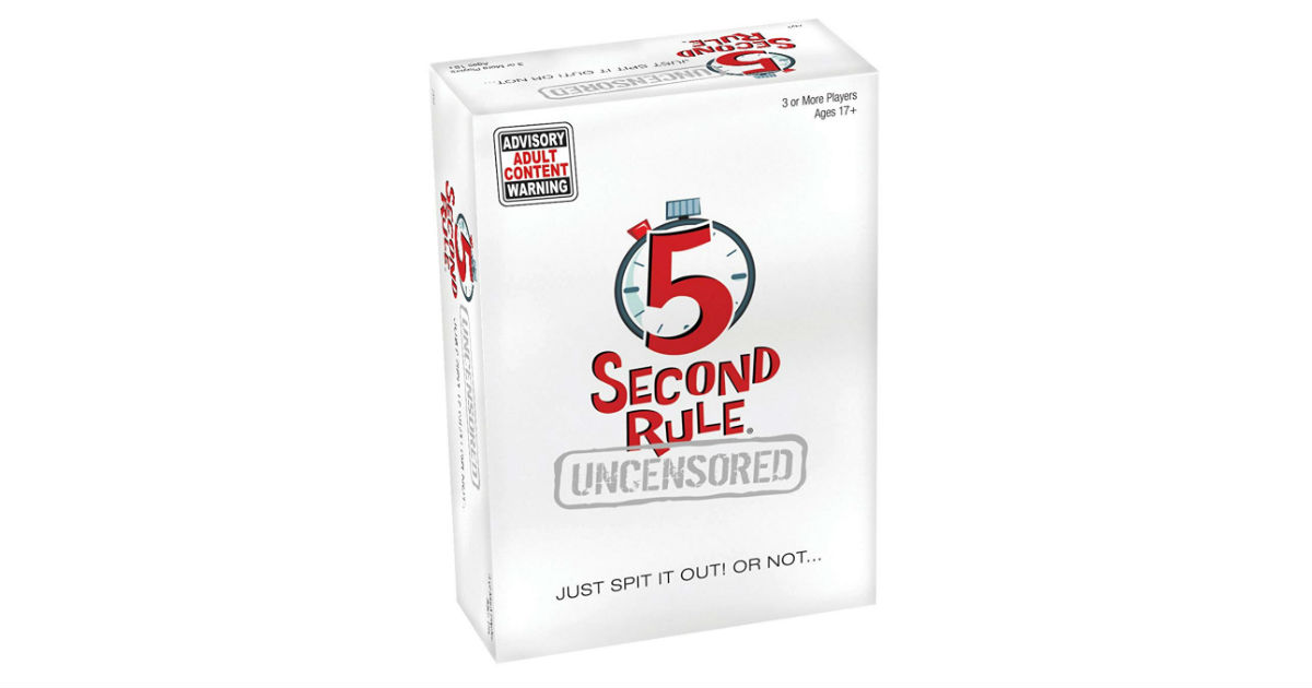 PlayMonster 5 Second Rule Uncensored Game ONLY $9.79 (Reg. $25)