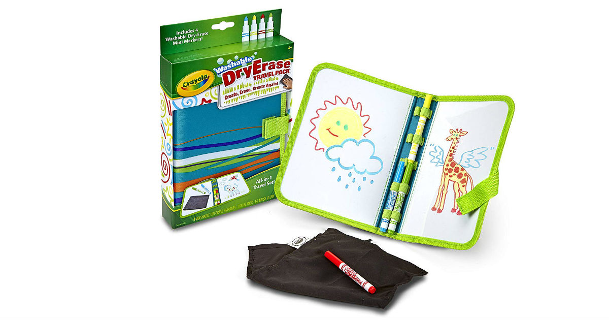 Crayola Washable Dry-Erase Travel Pack on Amazon