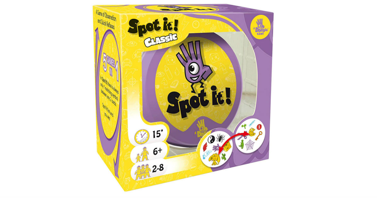 Spot It! Game ONLY $7.99 on Amazon (Reg. $20)