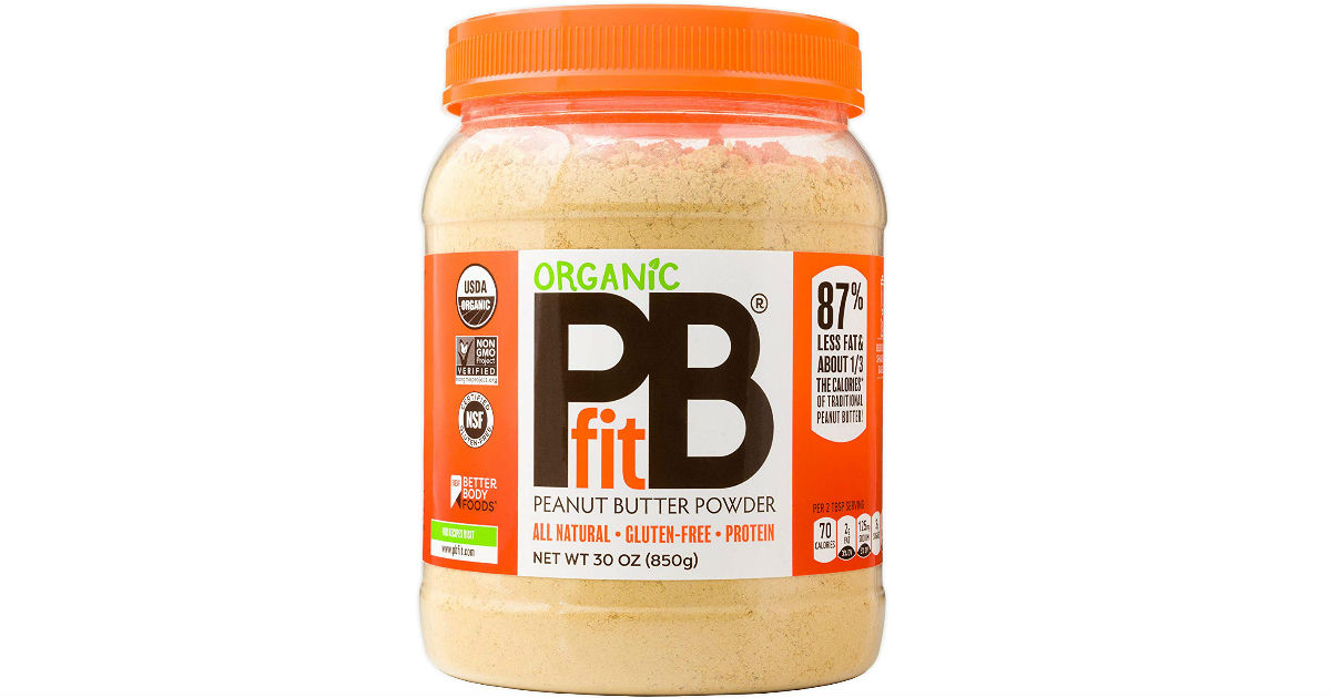 PBfit Organic Peanut Butter Powder 30oz Jar ONLY $8.89 Shipped 