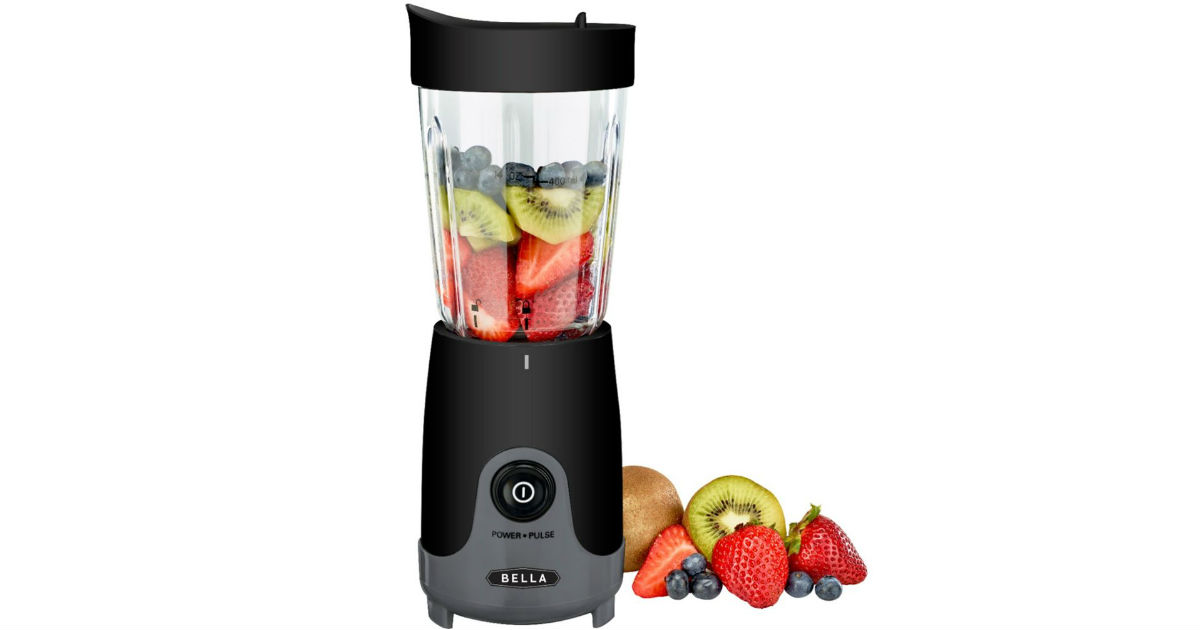Bella 14-oz Personal Blender Black/Gray ONLY $7.99 (Reg $20)