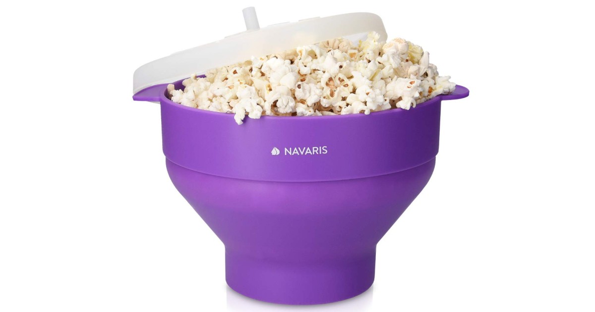 Navaris Microwave Popcorn Popper ONLY $7.03 (Reg. $14)
