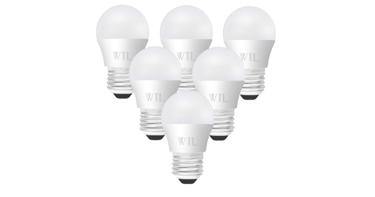WTL LED Light Bulb 6-Pack ONLY $6.39 (Reg. $13)