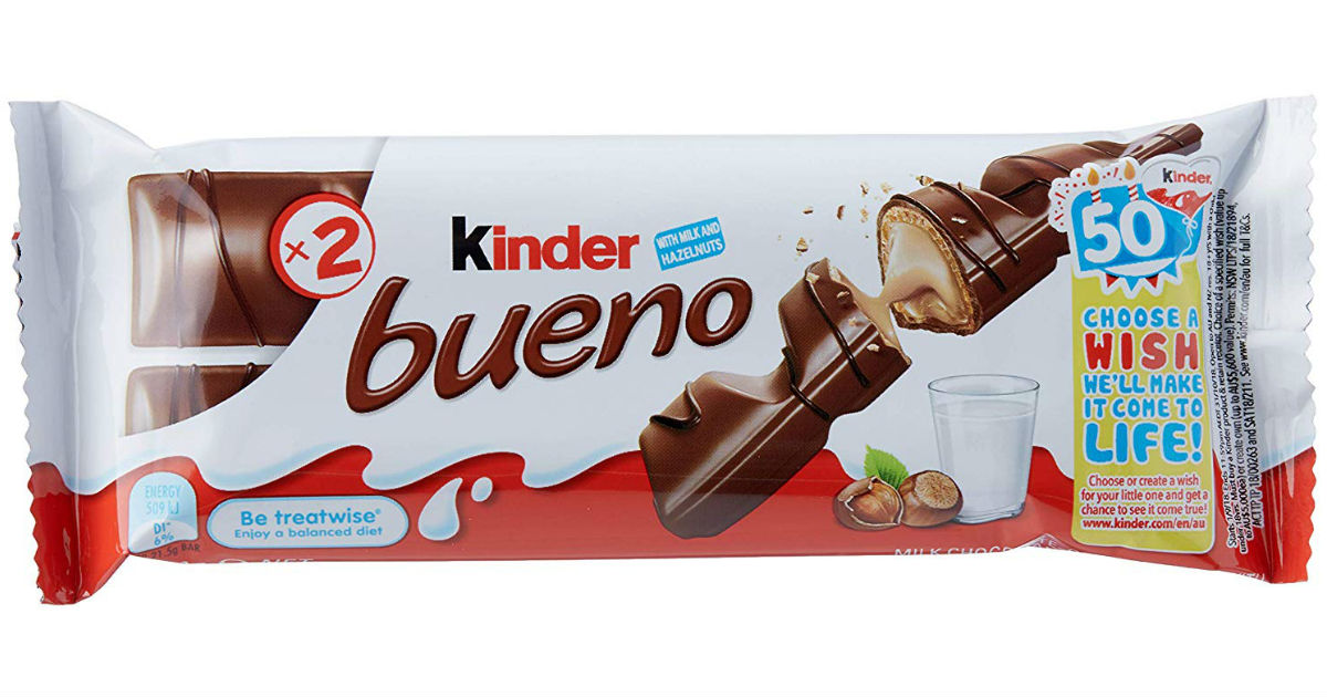 Kinder Bueno Bar 2-Count ONLY $0.24 at Walgreens