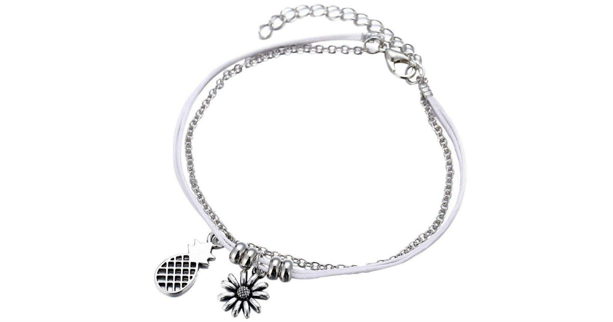 Multi-Layered Adjustable Beach Ankle Chain ONLY $1 Shipped