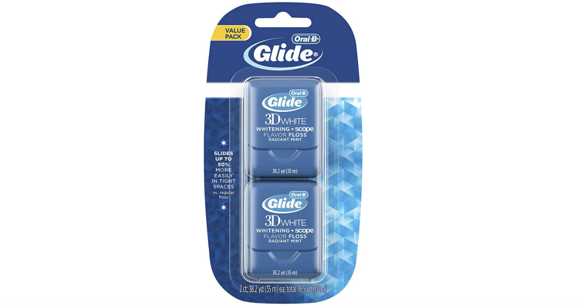 Oral-B Glide 3D White Floss Twin Pack ONLY $3.73 Shipped