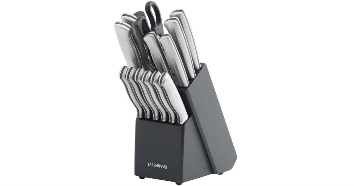 Farberware Stainless Steel Knives 15-Piece ONLY $31.99 on Amazon