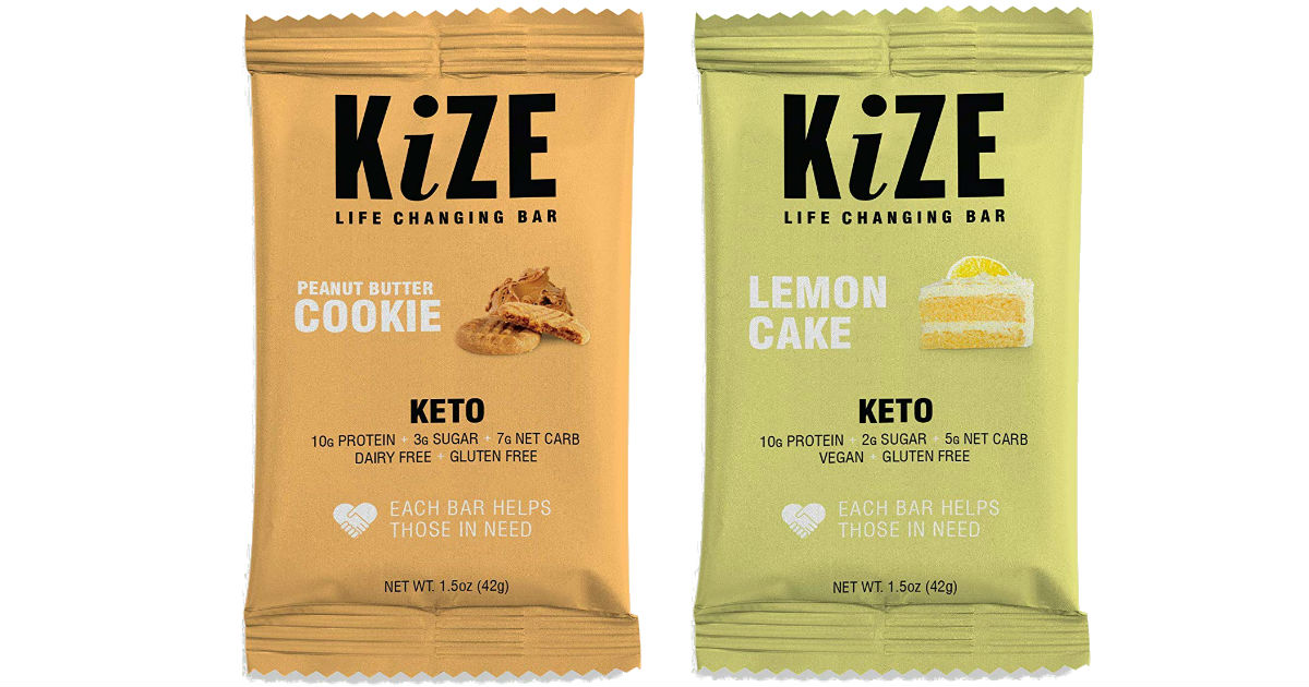 FREE KiZE Keto Bar at Walmart After Ibotta Rebate