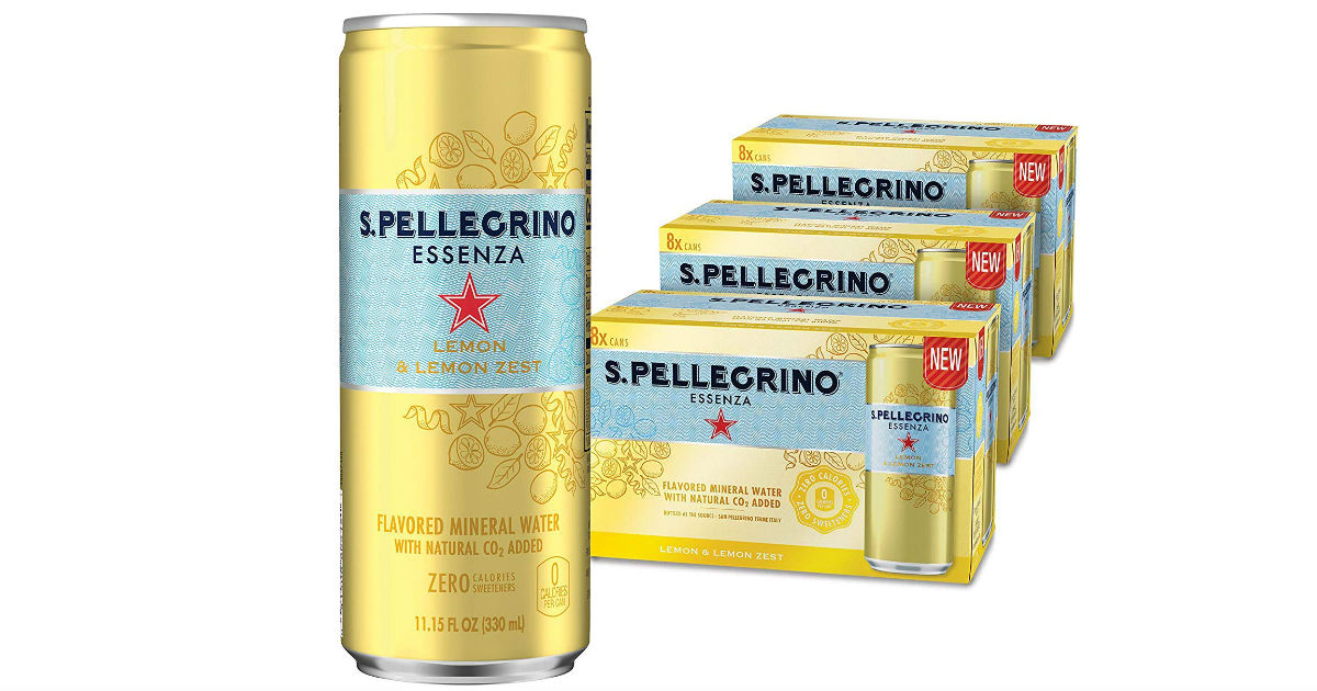 S.Pellegrino Sparkling Water 24-Pack ONLY $8.18 Shipped