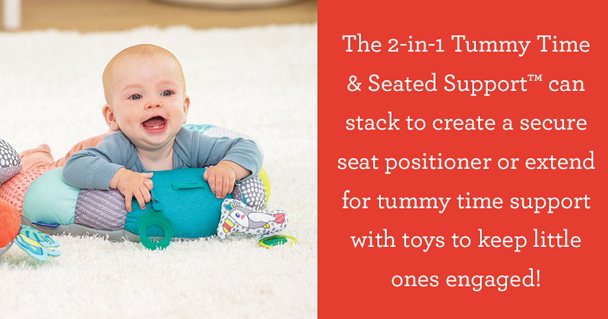 infantino tummy time & seat support