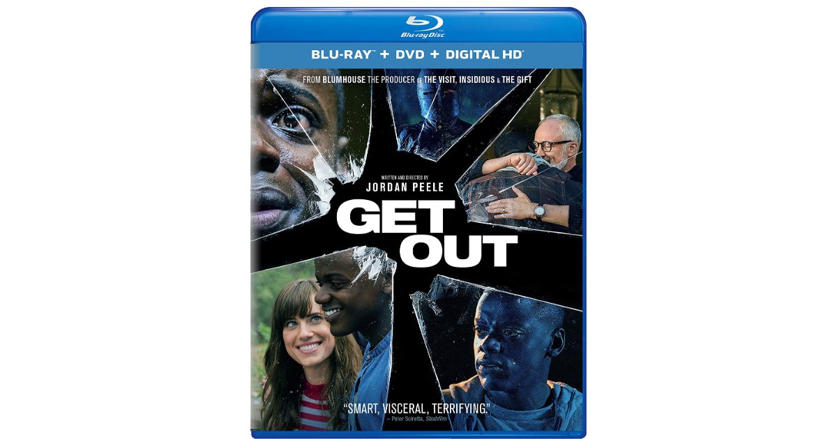 Get Out Blu-ray + DVD + Digital ONLY $5.00 on Amazon
