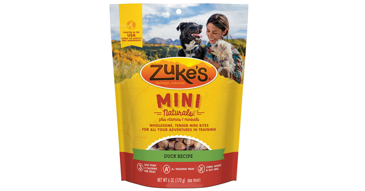 Zuke's Natural Training Dog Treats ONLY 2.66 on Amazon Daily Deals