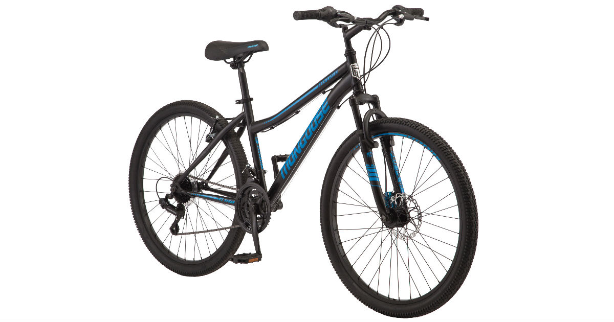 Mongoose Excursion Mountain Bike 26-inch ONLY $79 (Reg $148)