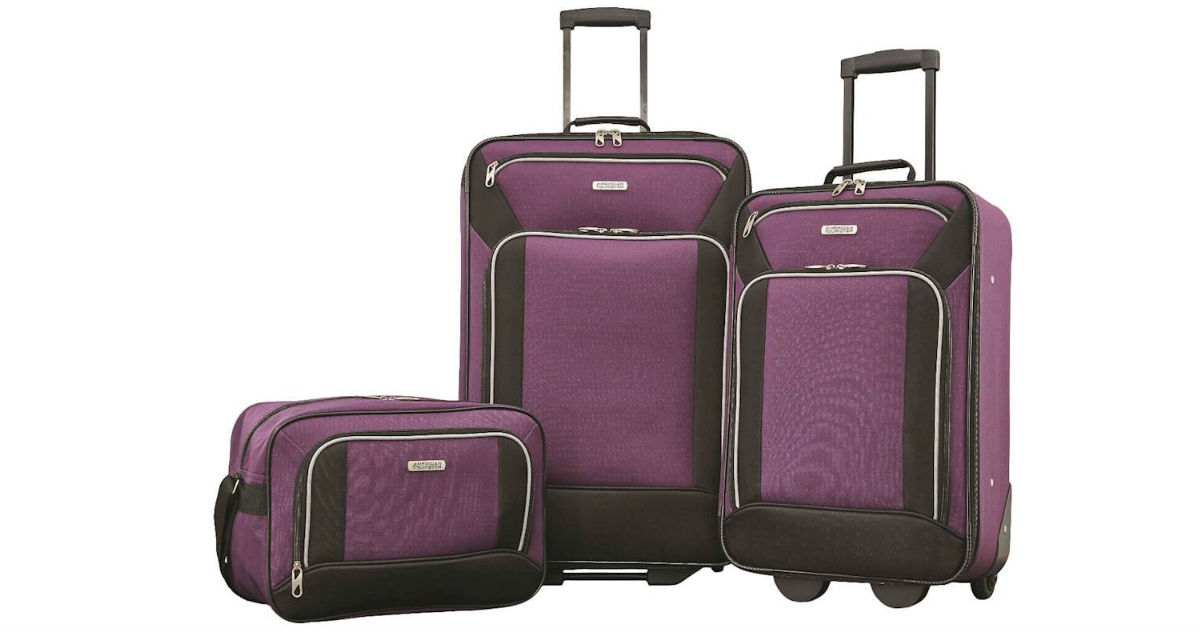 American Tourister Luggage Set 3-Piece ONLY $69.99 (Reg $100) - Daily ...