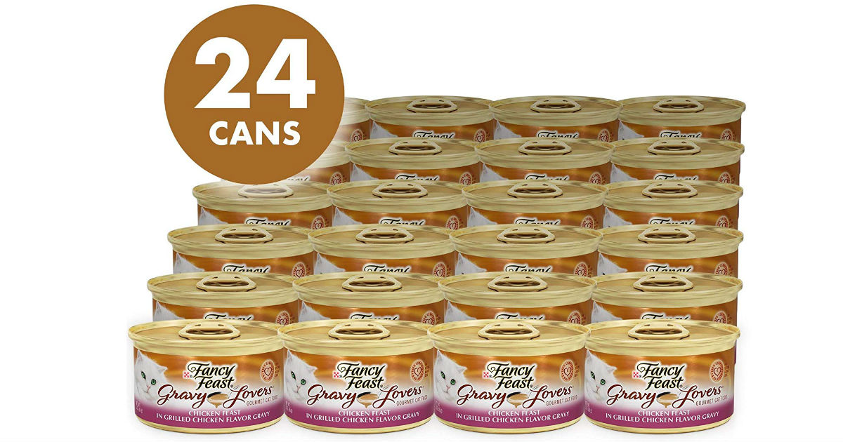 Purina Fancy Feast Gravy Lovers Canned Wet Cat Food ONLY $10.15